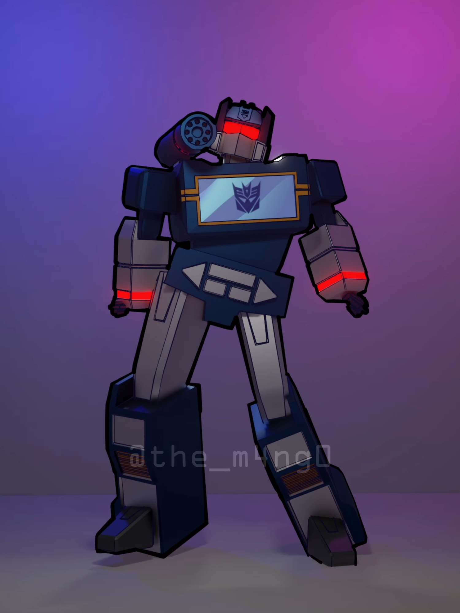 this was my Second time animating with my soundwave model- i used a video from PDS_Crew on youtube as reference !   i need to make an updated  model !!!! and make him Dance again !! as always, modeled and animated in blender and edited in davinci resolve #transformers #transformerstok #maccadams #transformersg1 #soundwave #soundwavetransformers #blenderanimation #animation #animationtiktok #3danimation #dancing