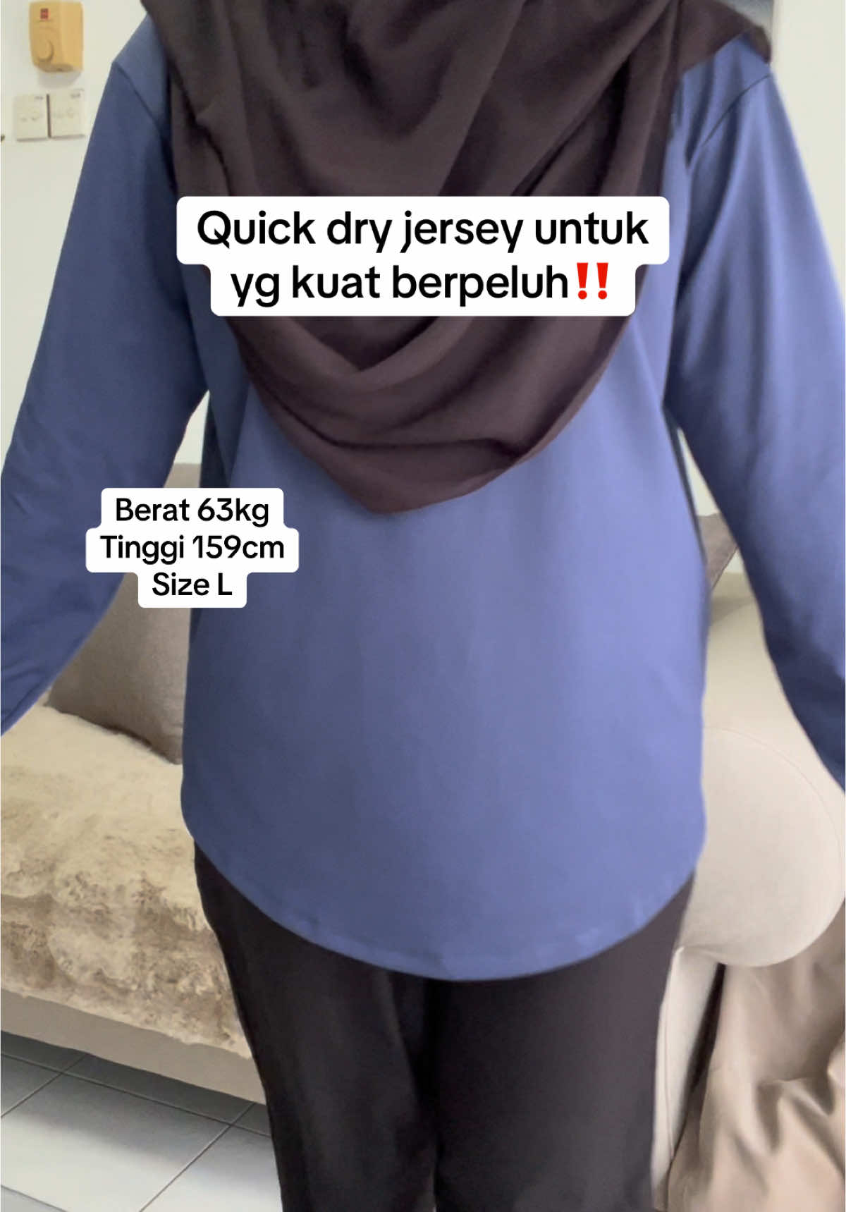 Replying to @KerdipPelangi jersey cutting baggy & kain premium ✅ #elgini #jerseyelgini 