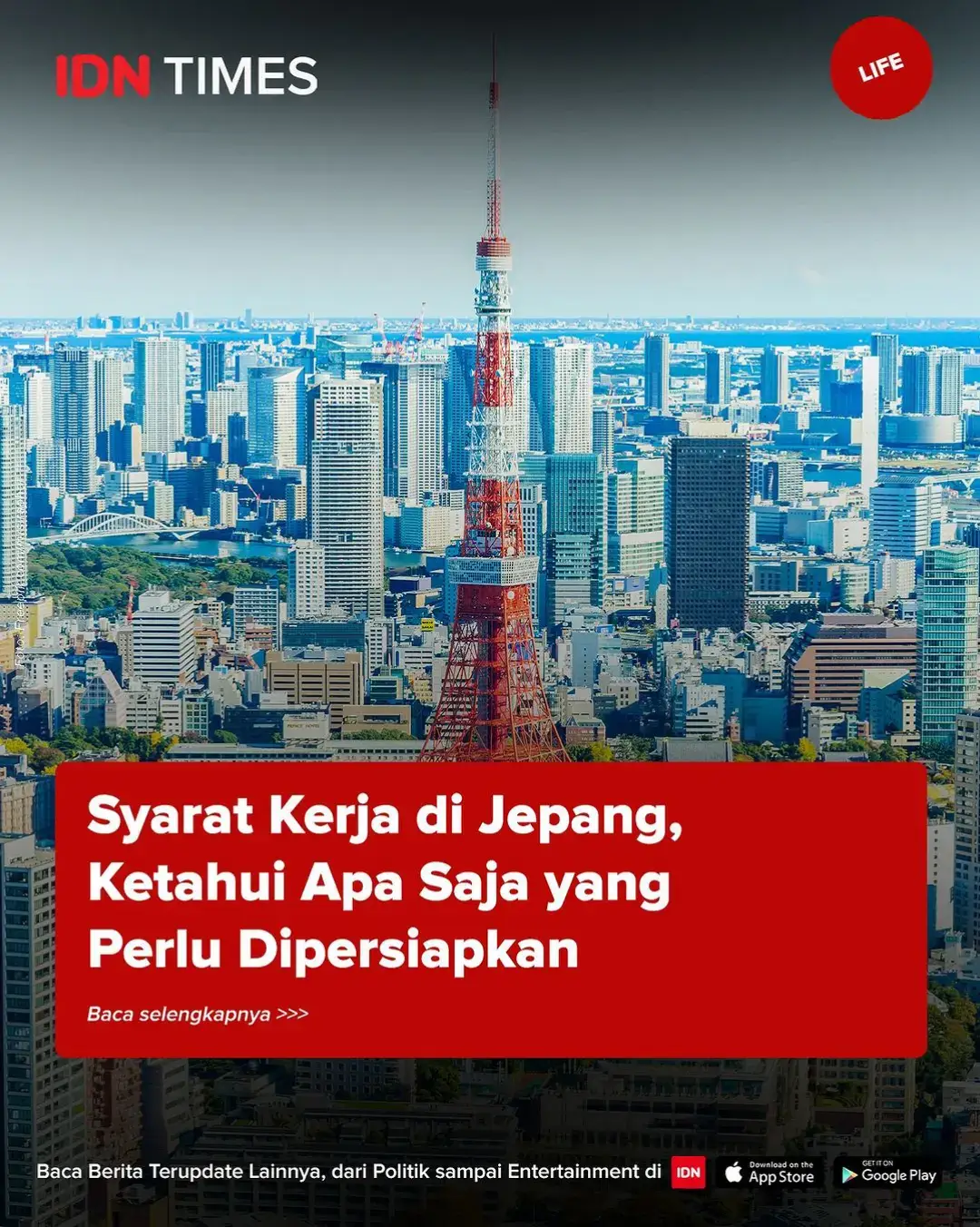 Bekerja di luar negeri menjadi pilihan menarik bagi banyak orang yang ingin merasakan pengalaman hidup dan membangun karier di lingkungan yang berbeda. Jepang sebagai salah satu negara maju dengan teknologi canggih dan budaya kerja yang unik, sering kali menjadi destinasi impian para pencari kerja. Namun, ada beberapa hal penting yang perlu dipahami oleh calon pekerja. Persyaratan untuk bekerja di Jepang dapat menjadi tantangan tersendiri, sekaligus langkah awal menuju kesuksesan karier di Negeri Sakura. Kira-kira apa saja yang perlu dipersiapkan? Simak #IDNTimesInfografis berikut mengenai syarat-syarat kerja di Jepang. #idntimes #idntimeslife #work #japan 