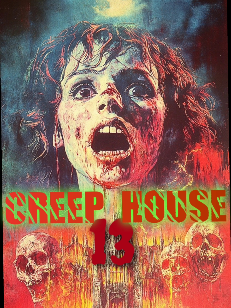 Creep House 13 #horrortiktok #Halloween #creepy #scary #art #horror #realscarytok 