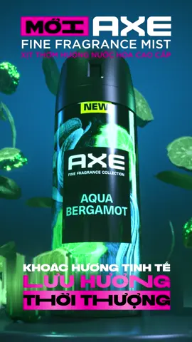 Xịt thơm hương nước hoa AXE Fine Fragrance mist- Hương Aqua Bergamot #axe #axefinefragrance #xitthomhuongnuochoa #khoachuongtinhte #luuhuongthoithuong 