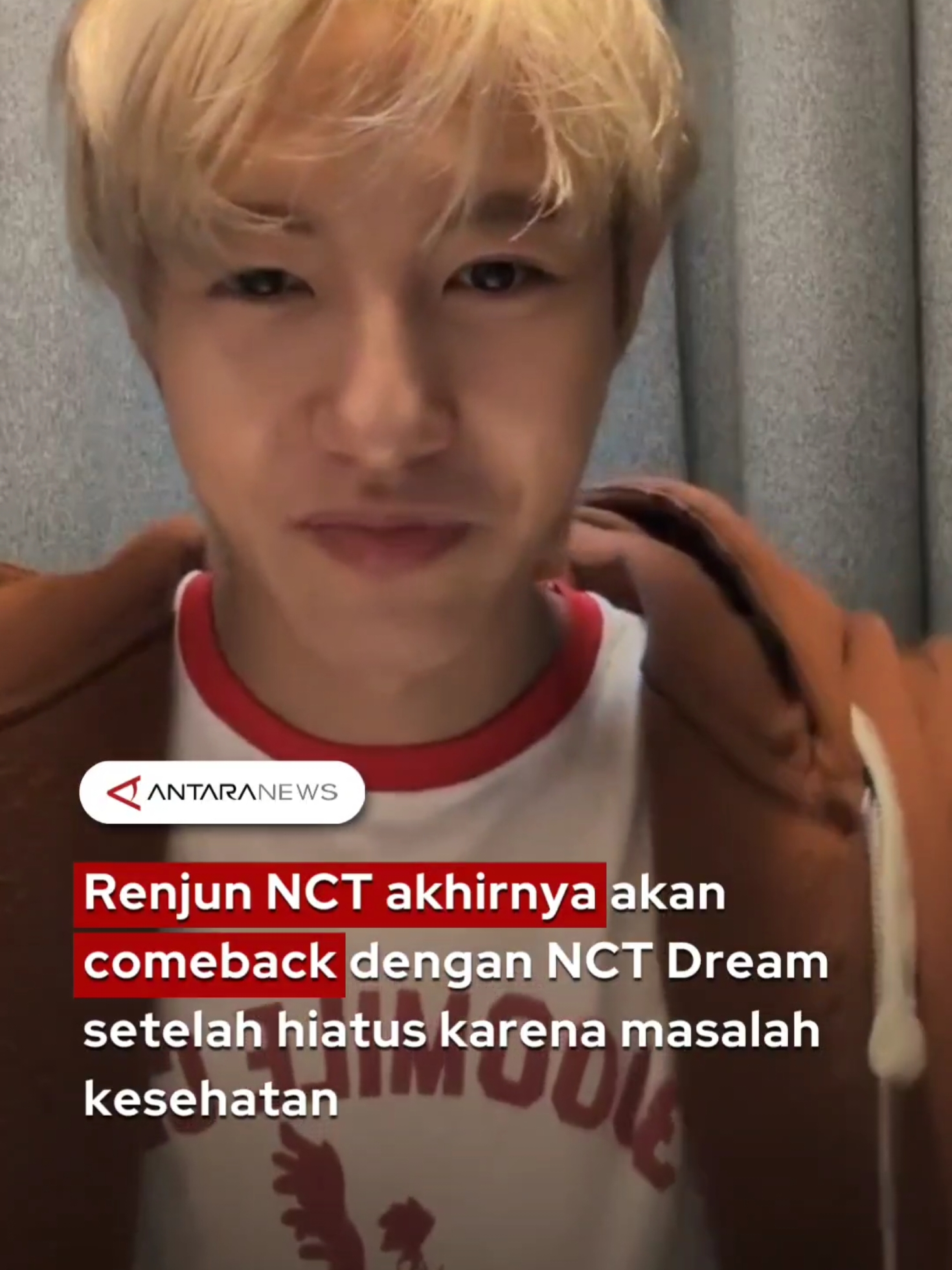 Renjun NCT akhirnya akan comeback dengan NCT Dream setelah hiatus karena masalah kesehatan #renjunnct #renjuncomeback #nctdream #nct #huangrenjun #welcomebackrenjun #nctzen #smentertainment #tiktoktainment #fyp #longervideos 