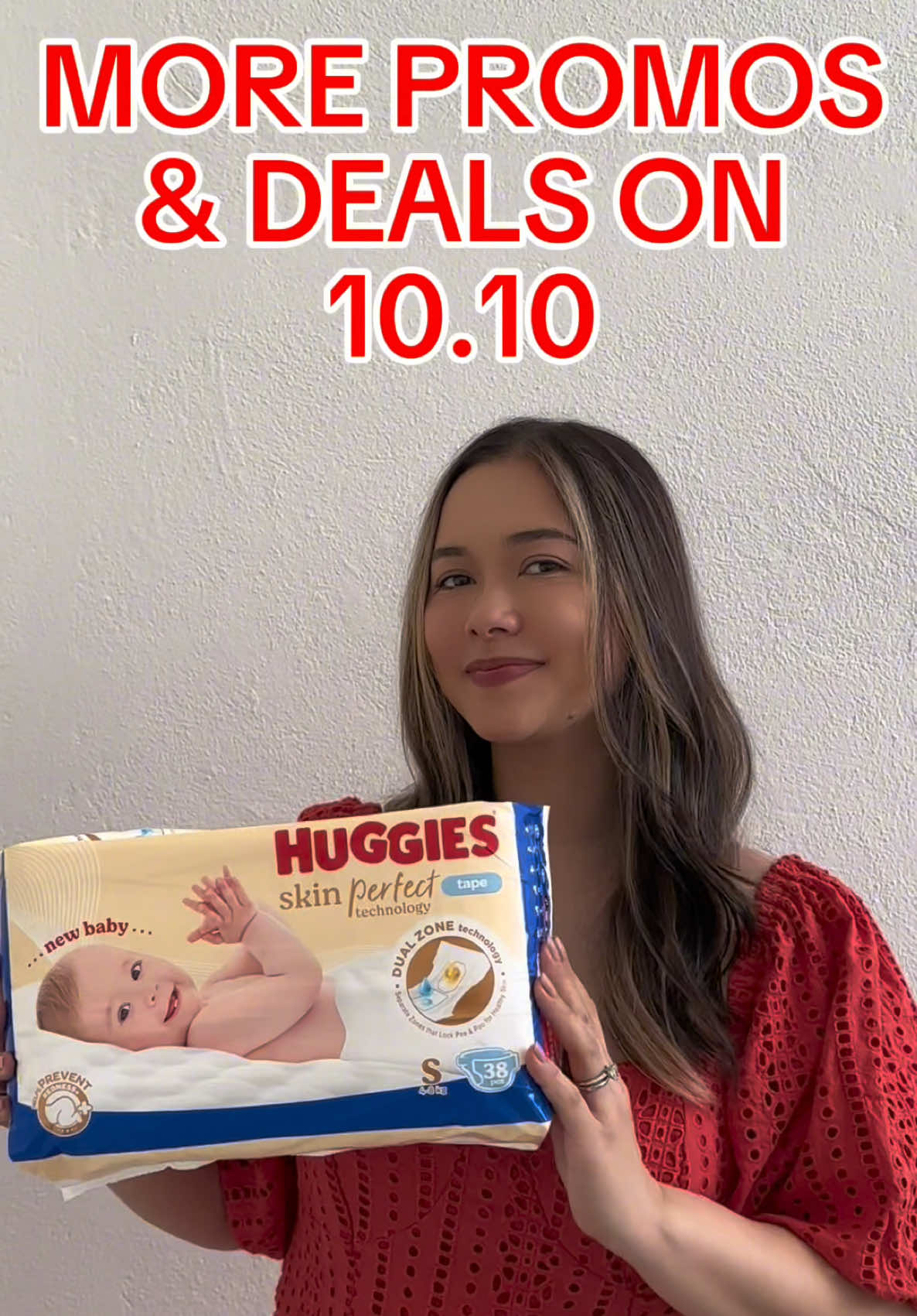 10.10 Sale!!! 10.10 Sale?! Get up to 35% off on our favorite Huggies Skin Perfect diapers! Add to yellow basket now! @Huggies Philippines *Only for Huggies Skin Perfect Newborn, Small and Medium sizes. #HuggiesPH #HuggiesSkinPerfect