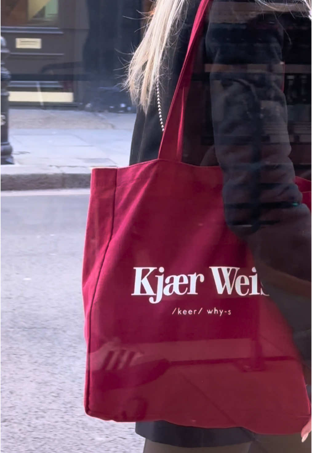 Kjaer Weis tote bag love ❤️ #tote #kjaerweis #organicbeauty #cleanbeauty 