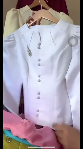เสื้อไหม2เส้น แบบคอไลลา ผู้หญิง #เสื้อไหมสี่เส้น #เสื้อไหมลาว #งานบุญ #งานบวช 