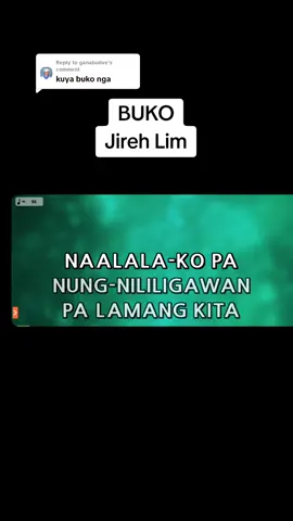 Replying to @ganabolive  BUKO BY: JIREH LIM ©The karaoke was made for entertainment purposes only. All songs lyrics, melodies and compassion belongs to their respective owners. #fyp #karaoke #luffy_karaoke #kantahan #viraltiktok #fyppppppppppppppppppppppp 