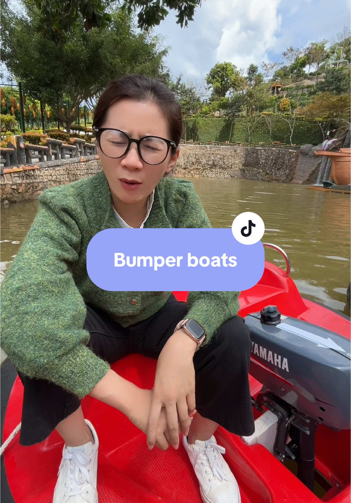 Trả lời @Little Hobbiton Làng Thỏ bumper boats điều khiển siêu dễ #bumperboats #kdlthuythuan #dalat 