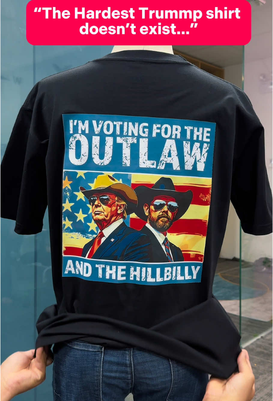 ''So you're voting for an outlaw??''💪💪🦅