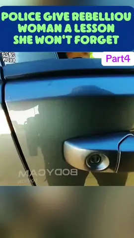 Police Give Rebellious Woman a Lesson She Won't Forget #part4  #cops #copsoftiktok #police #policetiktok #viral #flypシ #usa_tiktok #lawenforcement #foryoupage #viraltiktok #bodycam #usa_tiktok 