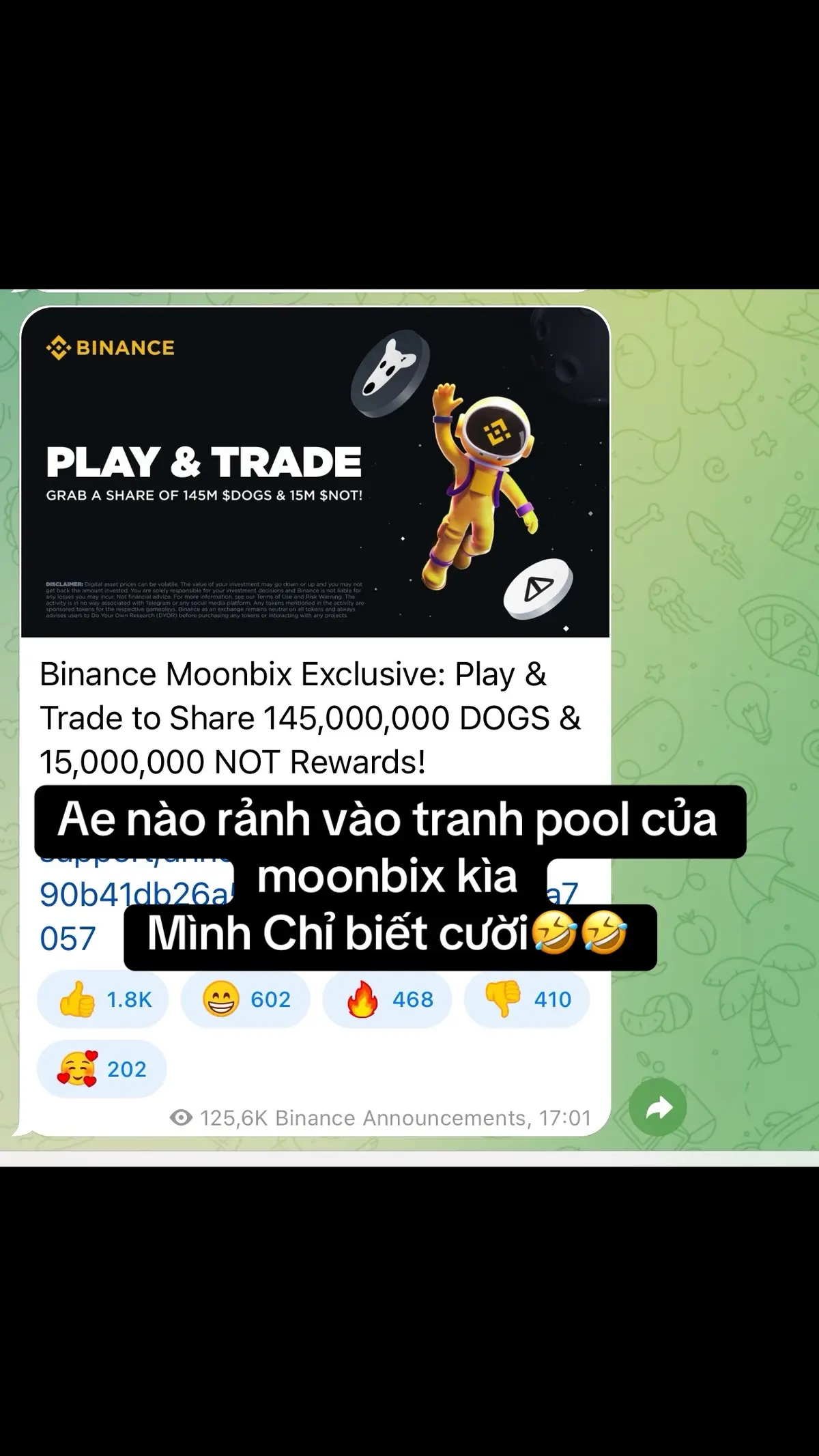 Không đủ nhét lỗ sâu răng #airdrop #xuhuong2023 #wussinairdrop #crypto #binance #moonbix 