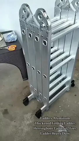 Ladders Aluminum Thickened Folding Ladder Herringbone Ladder 12 Feet Ladder Heavy Duty Ladder Folding Step Ladder 4x3 Ultra Load Bearing Household and Industrial Ladders! Don't miss out! Tap the link below #ladder #foldingladder #herringbone #ultraload #heavymetal #household #industrialladder #hagdan #12feetladder #stepladder  #buynow #tools #toolstoday #fyp #viralvideo #mademebuyit #viral #hometools #construction 