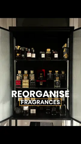 **ASMR** Reorganise my fragrance collection with me ✅ #fragrancelover #fragcomm #fragcommunity #nichefragrance #scentgasm #fragranceaddict #harrods #perfumecollection #fraghead #fragrantica #perfumery #nicheperfumery #fragcommuk #maisonmaroon