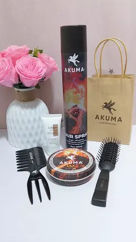 Combo Sáp Và Xịt Vuốt Tóc Nam ✨ #unboxing #viral #tiktok #sapvuottoc #xittoc #akuma 