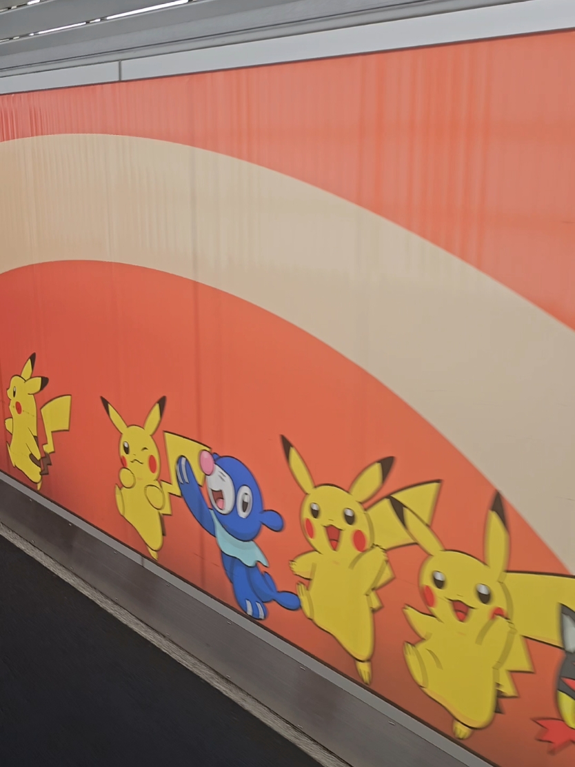 Way to Terminal 3 at Narita Airport, Tokyo They really love Pokémon, so do I 🥰 #japan #tokyo #pokemon #anime #japantravel #travel #traveltiktok #pikachu #narita #tokyotravel 