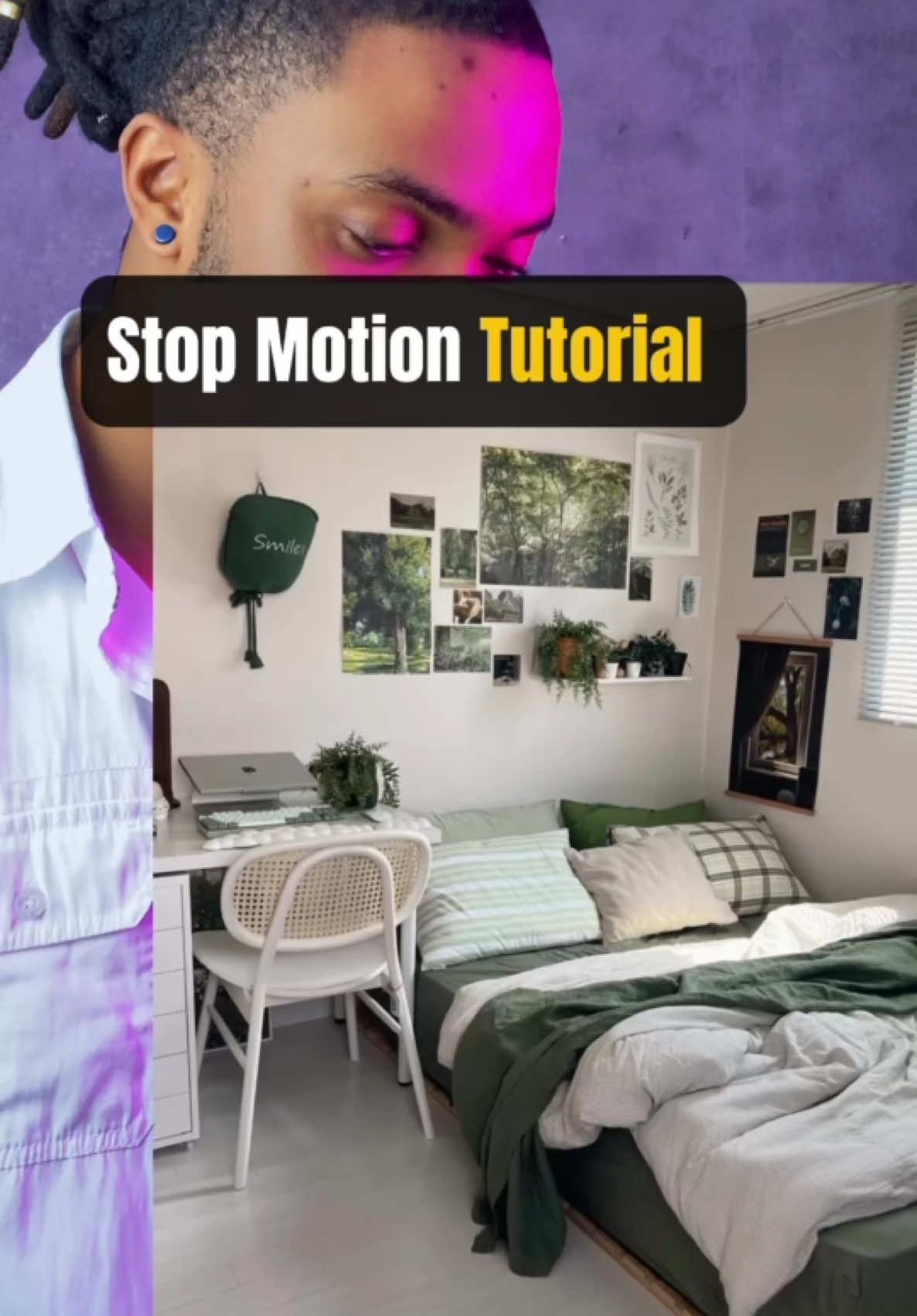 Tutorial 👇 	1.	Take a picture of your bed. 	2.	Move into the frame, place a bed cover on top. 	3.	Move out and take another picture. 	4.	Move the bed cover slightly forward. 	5.	Step out and take another picture. 	6.	Repeat this process until the bed is fully covered. 	7.	Open CapCut and import all the photos. 	8.	Adjust each photo’s duration to 0.1 second. 	9.	Export your video and enjoy your stop motion! #StopMotion #StopMotionAnimation #StopMotionArt #StopMotionVideo #StopMotionCreator #DIYStopMotion #Animation #CreativeProcess #BehindTheScenes #CapCutEdit #Filmmaking #VideoEditing #HowTo #InstaReels #ReelsTutorial #capcut #capcut_edit  @2yujin22