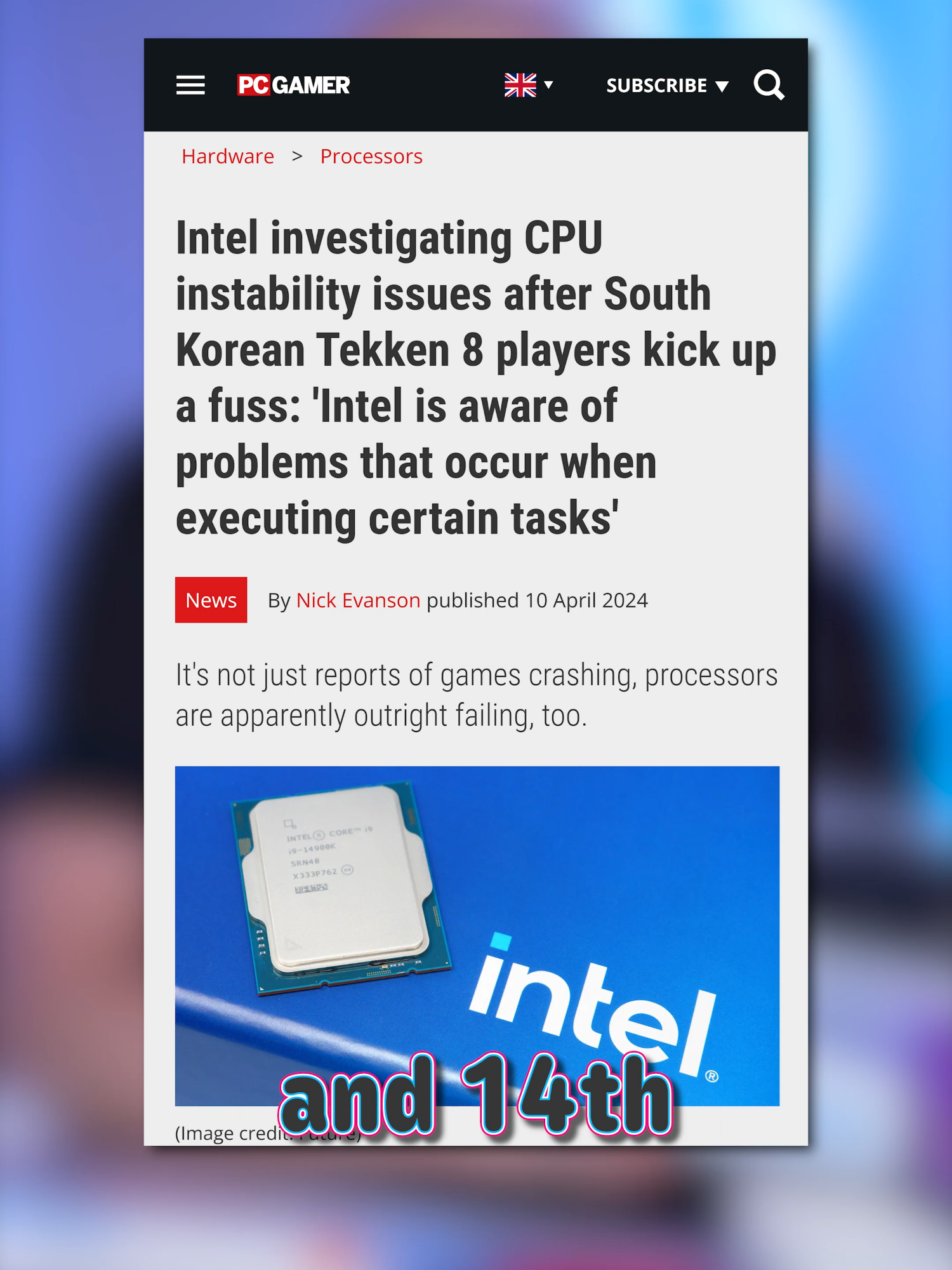 Intel’s Instability is FINALLY Fixed