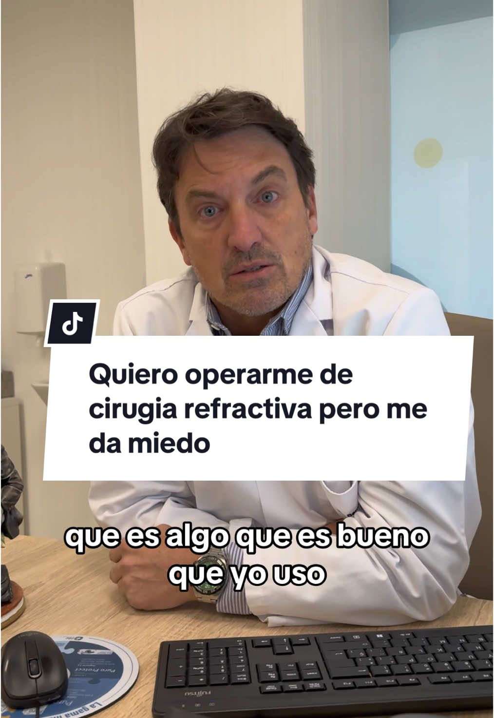 A veces los pacientes nos decís que os da miedo la cirugía, y que por eso no lo hacéis. Sobre todo los miopes magnos que abusáis bastante de lentes de contacto. 🤓 Exponerse a lentes de contacto es algo válido, pero te estás sometiendo a más riesgos posiblemente a largo plazo que si te operaras un día de cualquier acto de cirugía refractiva. 👀  Esta es una cirugía totalmente segura y no hay porque agarrarse al miedo para no hacérsela.  👉Si no te operas que no sea por miedo, sino porque realmente no quieres hacerlo.