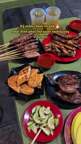 Quán đồ nướng giá hssv cho các bồ đi ăn mừng chuỗi streak đây rùi🔥 #fyp #foodreview #reviewamthuc #anngoncungtiktok #foodfestontiktok #hanoifood #hanoiangi #anngoncungtc #xuhuong 