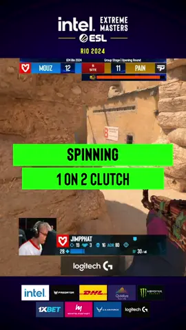 Spinbots confirmed on LAN - What a PAINful way to lose the first match #cs2 #csmemes #csgomoments #csgo #esports  #fyp #iemrio2024 #gaming #GamingOnTikTok #pcgaming 