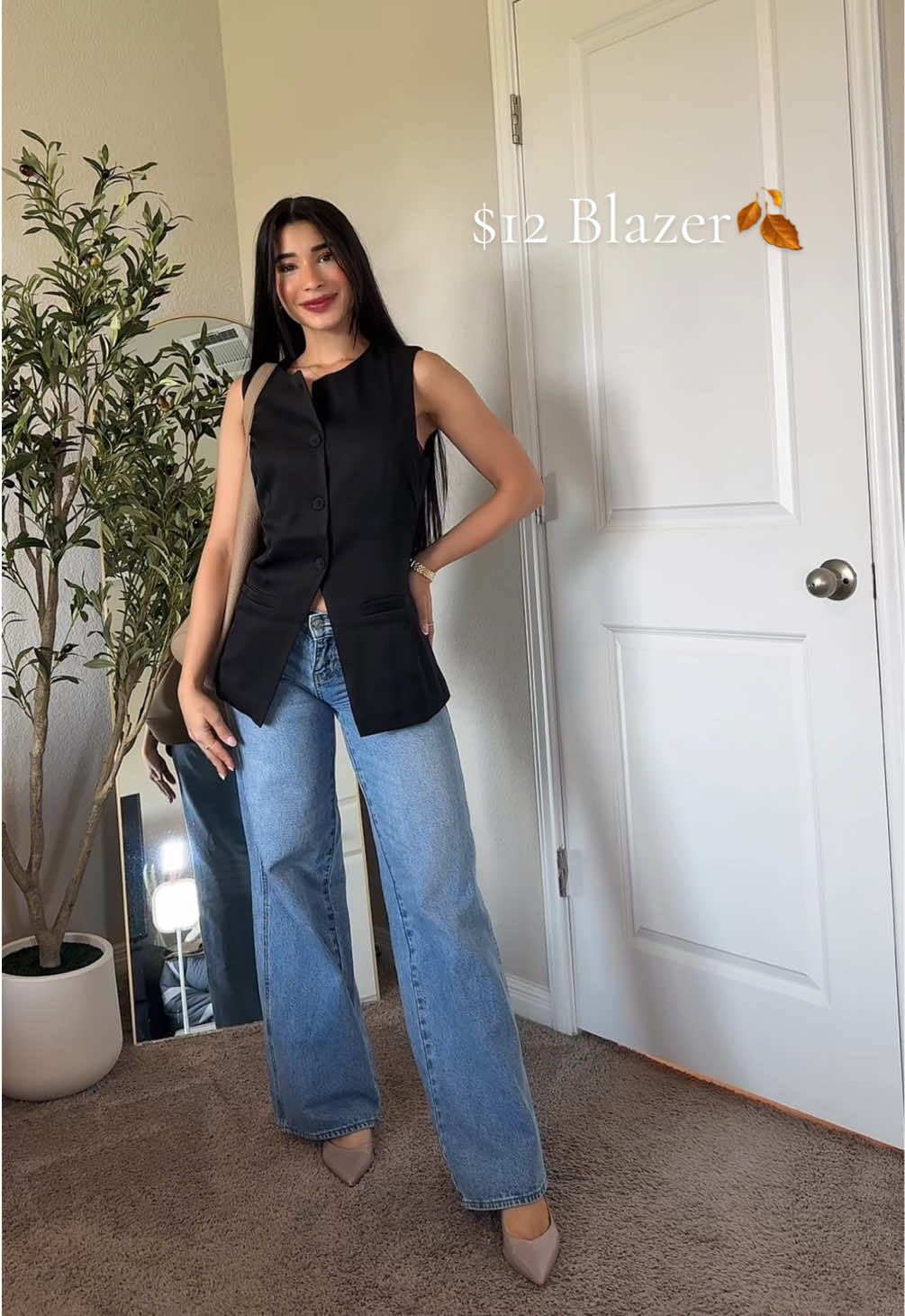 Look at the quality of this blazer and it is only $12 #blazer #blazers #blazeroutfit 