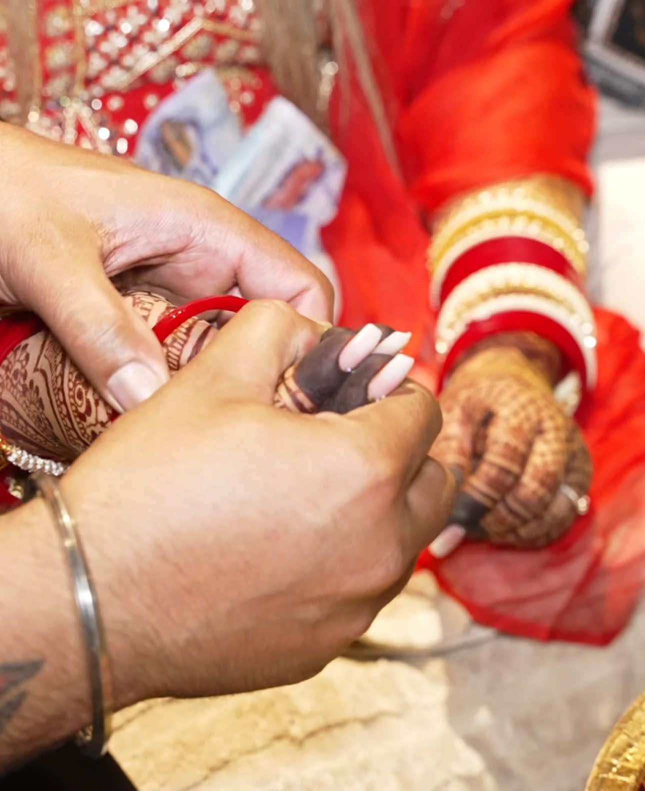 Martina’s highlights ❤️✨#bridesidefamily #chooraceremony #maiyaanceremony #punjabprewedding #indiantiktok #browntiktok #punjabiweddings #viralvideo #fypシ #videographertiktok #surreypind #2024wedding #funniestmoments #excitement #FamilyFun #weddingvibes #indianweddings #decorwedding #nankamel #bridefamildance #emotionalmoments 