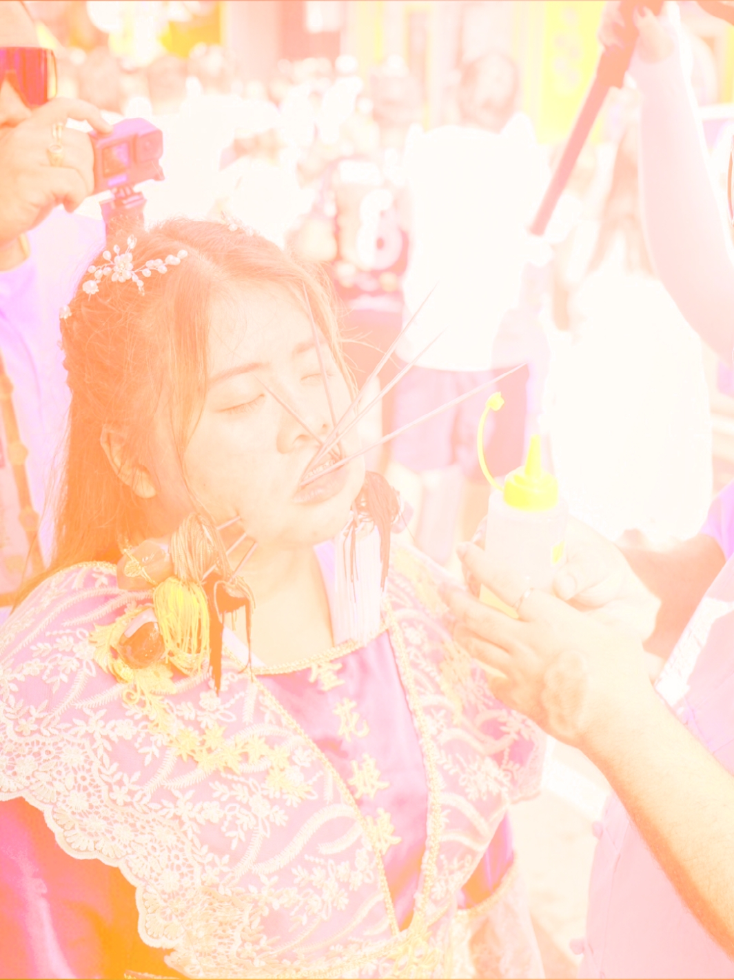 ⛩ พิธีอิ้วเก้ง ศาลเจ้าท่าเรือ  ⛩              🎋๗ ตุลาคม ๒๕๖๗ 🎋 🙏🏻🤍กิมฮั้วเหนียวเหนียว🤍🙏🏻 🪷 อยู่เหนือหัวเสมอ นายหัวหญิง🪷 #เจี้ยะฉ่าย  #แห่พระรอบเมืองภูเก็ต  #อาม่ากิ้มฮัวเหนียวเหนียว