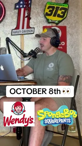 Y’all gettin’ the krabby patty? 🍔 #fyp #podcast #wendys #spongebob #food 