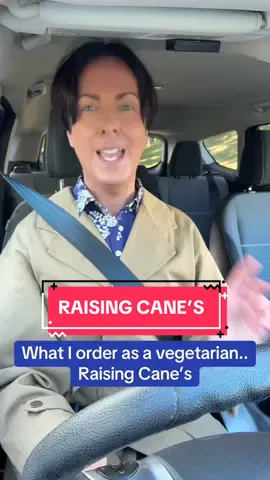 Driving thru Raising Cane’s! @Raising Cane's #raisingcanes #drivethru #orderingfood #mukbang #fastfood #FastFoodReview #vegetarian 