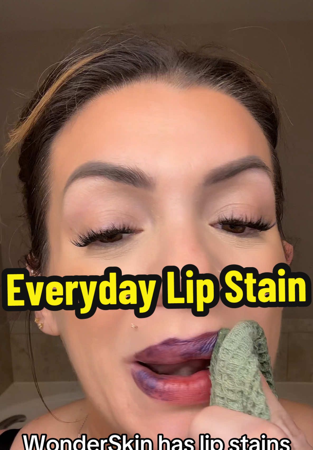 Every. Damn. Day. This lip stain by WonderSkin is my ultimate go to! @Wonderskin Beauty #wonderskin #lipstain #lipstainreview #lipstick #lips #tiktokshopblackfriday #tiktokshopcybermonday #tiktokshopholidayhaul #falldealsforyou #ad #fyy #fyp #fypfyp #fyyp #foryoup 