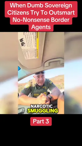 When Dumb Sovereign Citizens Try To Outsmart No-Nonsense Border Agents#cops #police #bodycam 