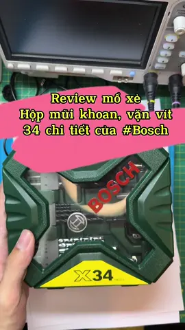 Review mổ xẻ: bộ mũi khoan, vặn vít 34 chi tiết của nhà BOSCH có gì? #strawhatcoder #review #LearnOnTikTok #bosch #boschpowertools #boschvietnam 