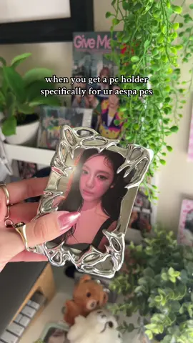 its a lil big but ill make it work! #aespa #ningning #photocard 