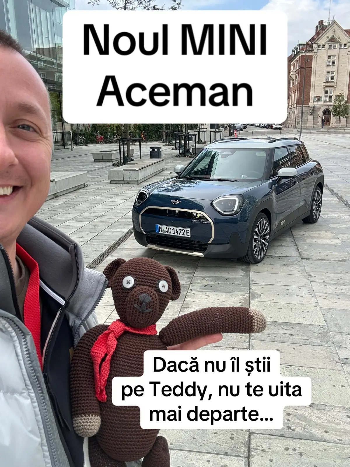 Noul MINI full-electric: Aceman. Deja este disponibil în România. #miniaceman #teddy 