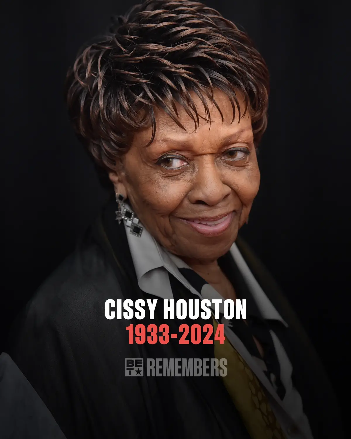 The gospel legend with a voice so heavenly, has been called home. 🕊️ #CissyHouston, a beacon of strength and faith, the mother of #WhitneyHouston, and Grammy-winning singer, has passed at the age of 91. We honor her legacy and send our love to the Houston family. Rest in power Queen.🤍 #BETRemembers