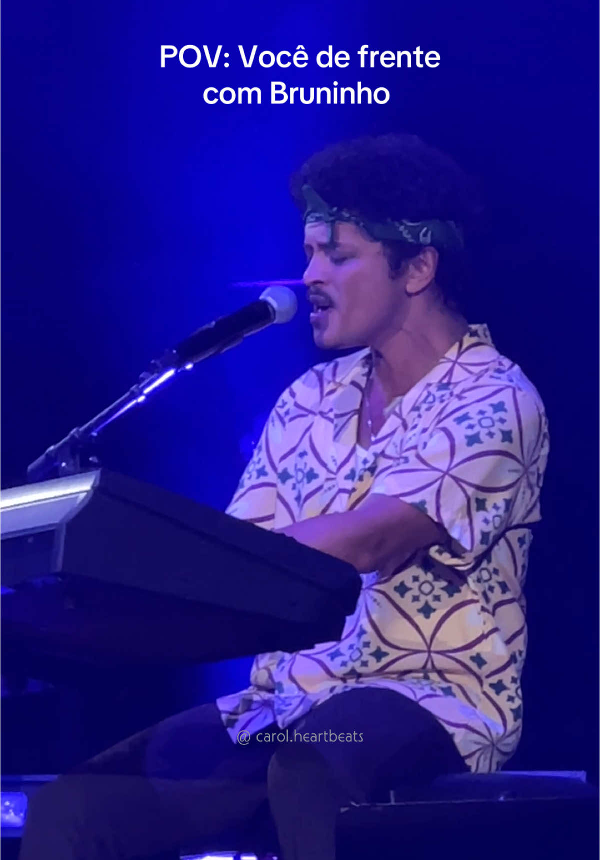 POV: Você de frente  com Bruninho @Bruno Mars  #brunomars #brunomarsconcert  #brunomarsbrasil 