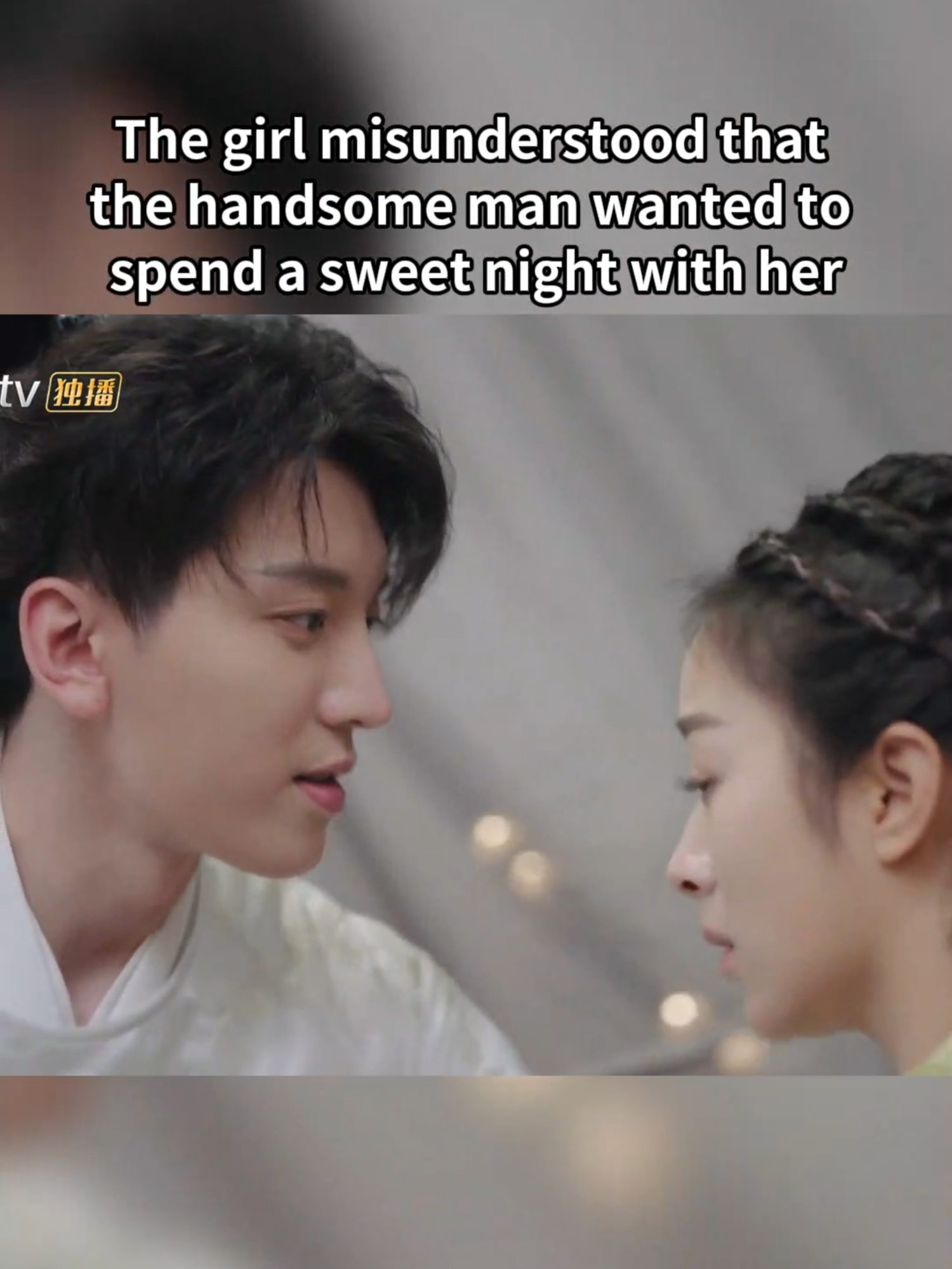 ❤😂 The girl misunderstood that the handsome man wanted to spend a sweet night with her #FallinLoveWithAFox #WanyanLuolong #XuHao #cdrama #drama #MangotvSweetdrama  Mobile users download MangoTV App 👉 https://d.mgtv.com/zD-P