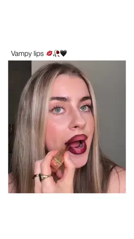 The perfect season for vampy lips!💋🖤 @Mary Sher #lips #makeup 