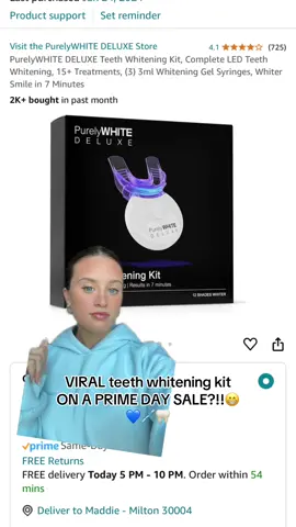 #greenscreen @purelywhitedeluxe and amazon doing their big one with this prime day sale 🤍🪥🦷💙