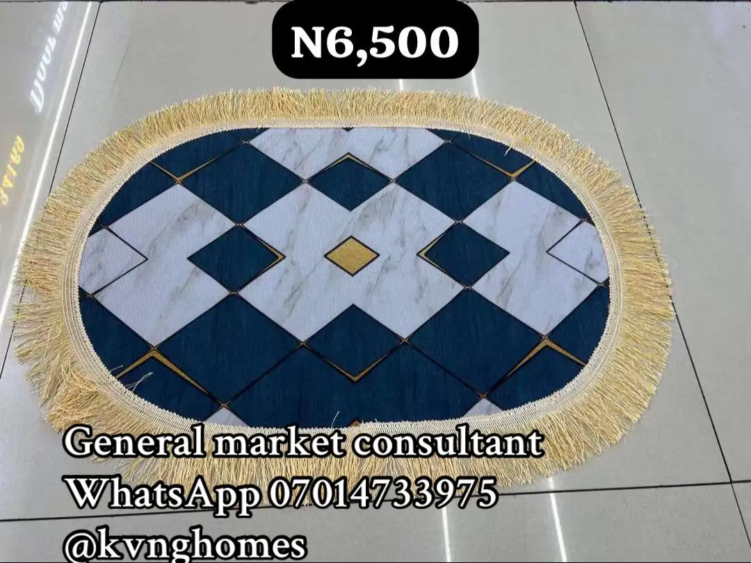 Foot mat  Price : N6,500 All orders comes with a receipt To place orders 🛒 Send a dm on ig Or click the link in bio to order via WhatsApp 07014733975 Email: kvnghomes@gmail.com ___________________________________________ Strictly payment before delivery  Delivery takes 1-3 working days Thanks for reaching out to our brand Kvnghomes #kvnghomes 