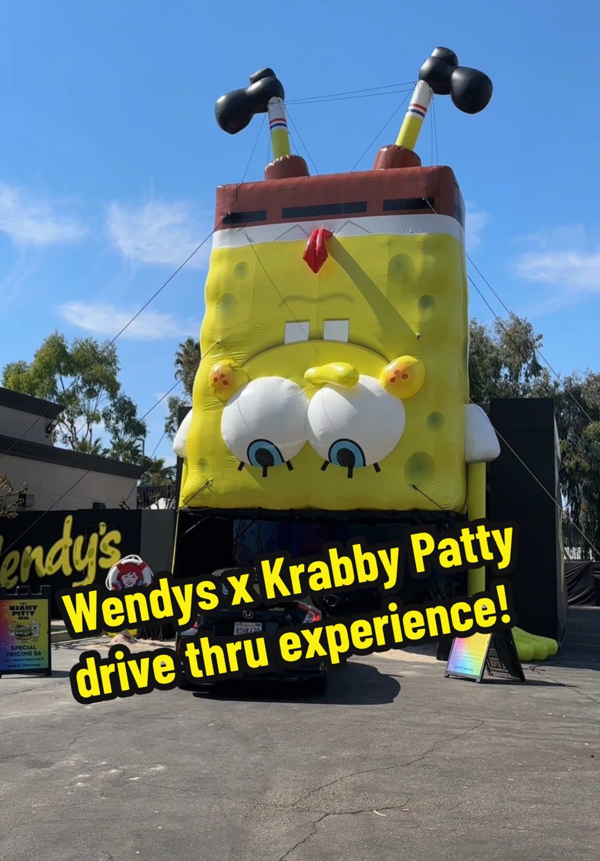 🤩 @Wendy’s Krabby Patty Kollab drive-thru experience happening TODAY at Wendy’s in Panorama City! 🏝️🍍🌊 Swing by today from 2 pm until midnight or catch it again tomorrow from 5:30 am to midnight. 🕛  Enjoy the exclusive Krabby Patty Kollab meal for just $6, featuring the Pineapple Under the Sea Frosty and the Krabby Patty Kollab Burger with Wendy’s fresh, never frozen beef and a secret sauce! Plus, grab a medium drink for only $1 more 🍔🍟🥤 Limited surprise merch available—so come early! 📍 14645 Roscoe Blvd, Panorama City, CA 91402  #fyp #spongebob #krabbypatty #wendysdrivethru 