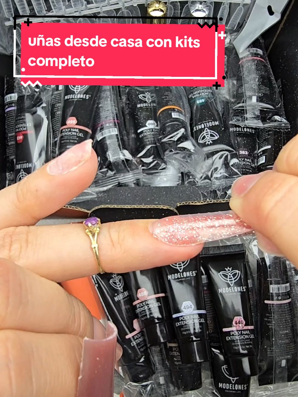 uñas desde casa con kits completo #nails #nailsdamiana #nailsdecoradas #uñasdemar #uñasbonitas #uñasacrilicas #uñasfrancesas #uñasperfectas #nailart 