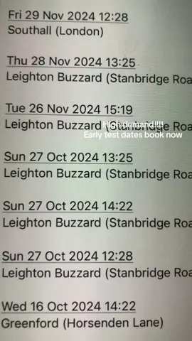 #fypppppppppppppp #fypage #fypシ゚ #viral #viraltiktok #drivinglessons #drivingtips #practicaldrivingtest #london #testdate #passed #failed #unitedkingdom #drivinicense #earlytestdates #uk #driving #drivingintructor #drivingschool #dates #fyy 