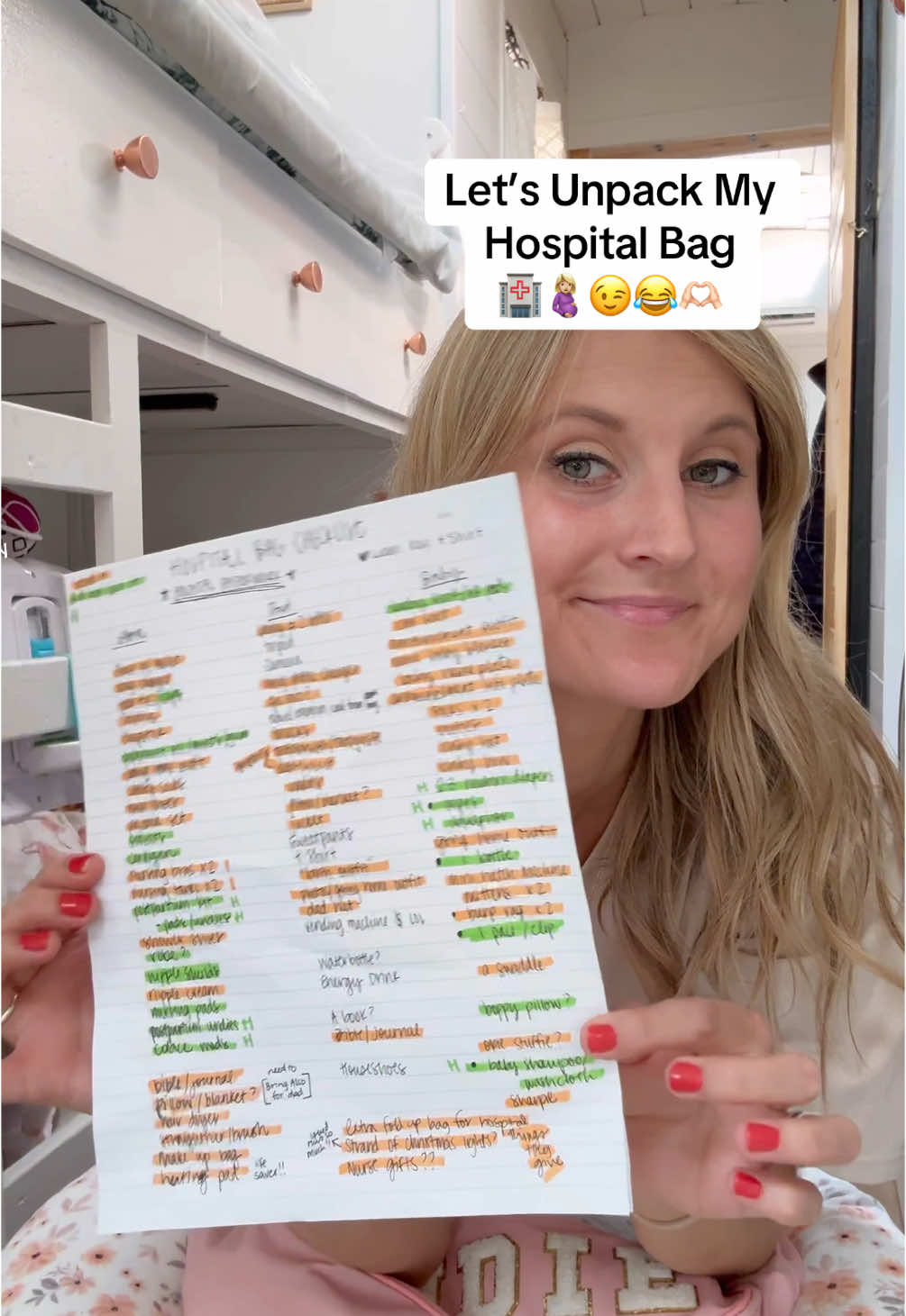 Let’s UNPACK my “overpacked” hospital bag 🏥🤰🏼😉😂🫶🏻 #hospitalbag #hospitalbagessentials #hospitalbagchecklist #baby #newborn #laboranddelivery