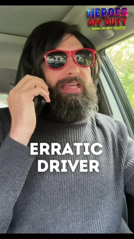 When reporting an erratic driver goes wrong 🚙💨 🚨 🚨Laugh along with our first responders and follow @heroesoffduty now!  #firstresponders #heroesoffduty #firstresponder #dispatcher #dispatch 