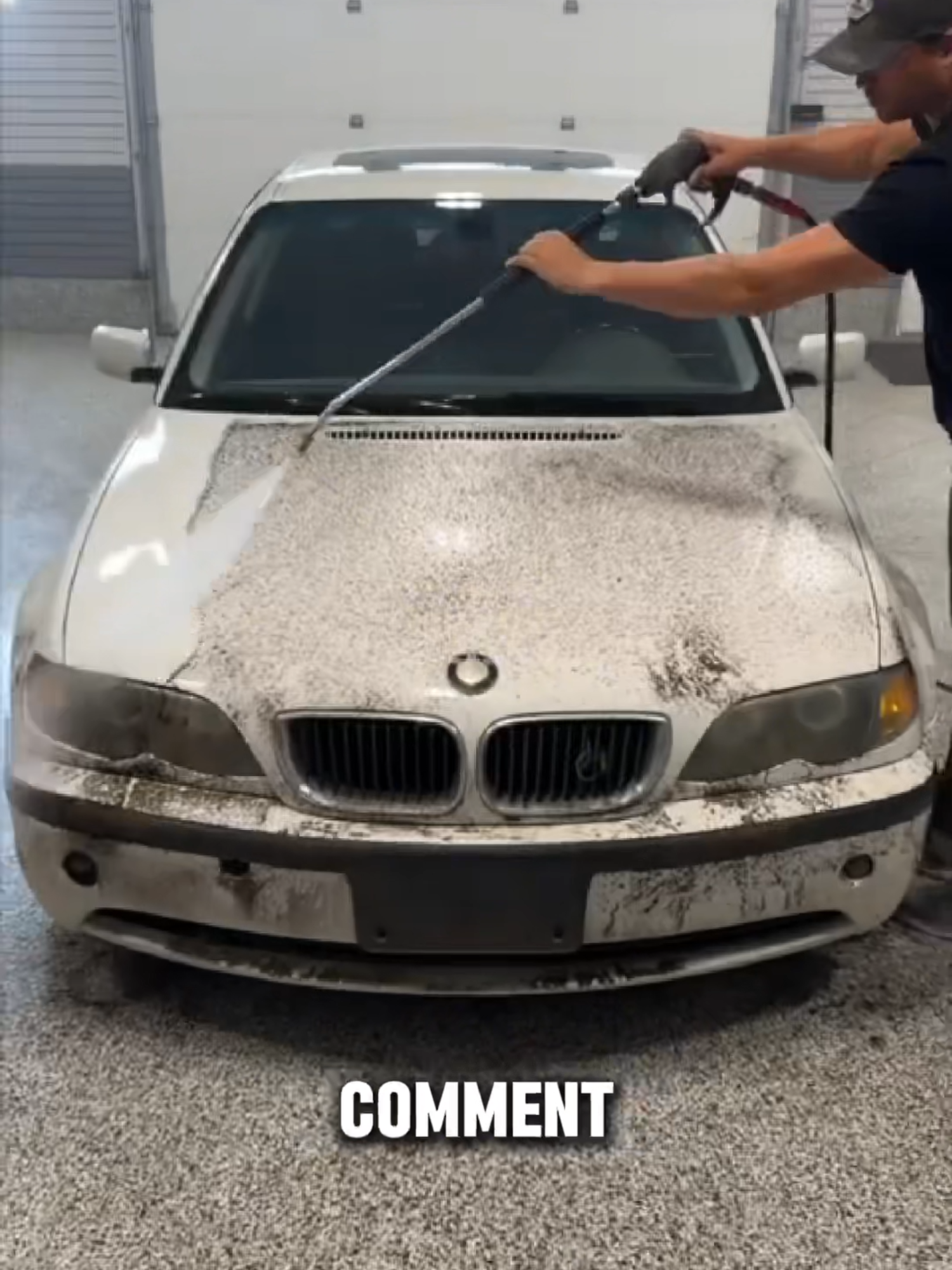 2000€ de gagné avec le nettoyage de cette Bmw série 3 !! Une grosse plus value à la revente ! #automobile #nettoyageautomobile #lavageauto