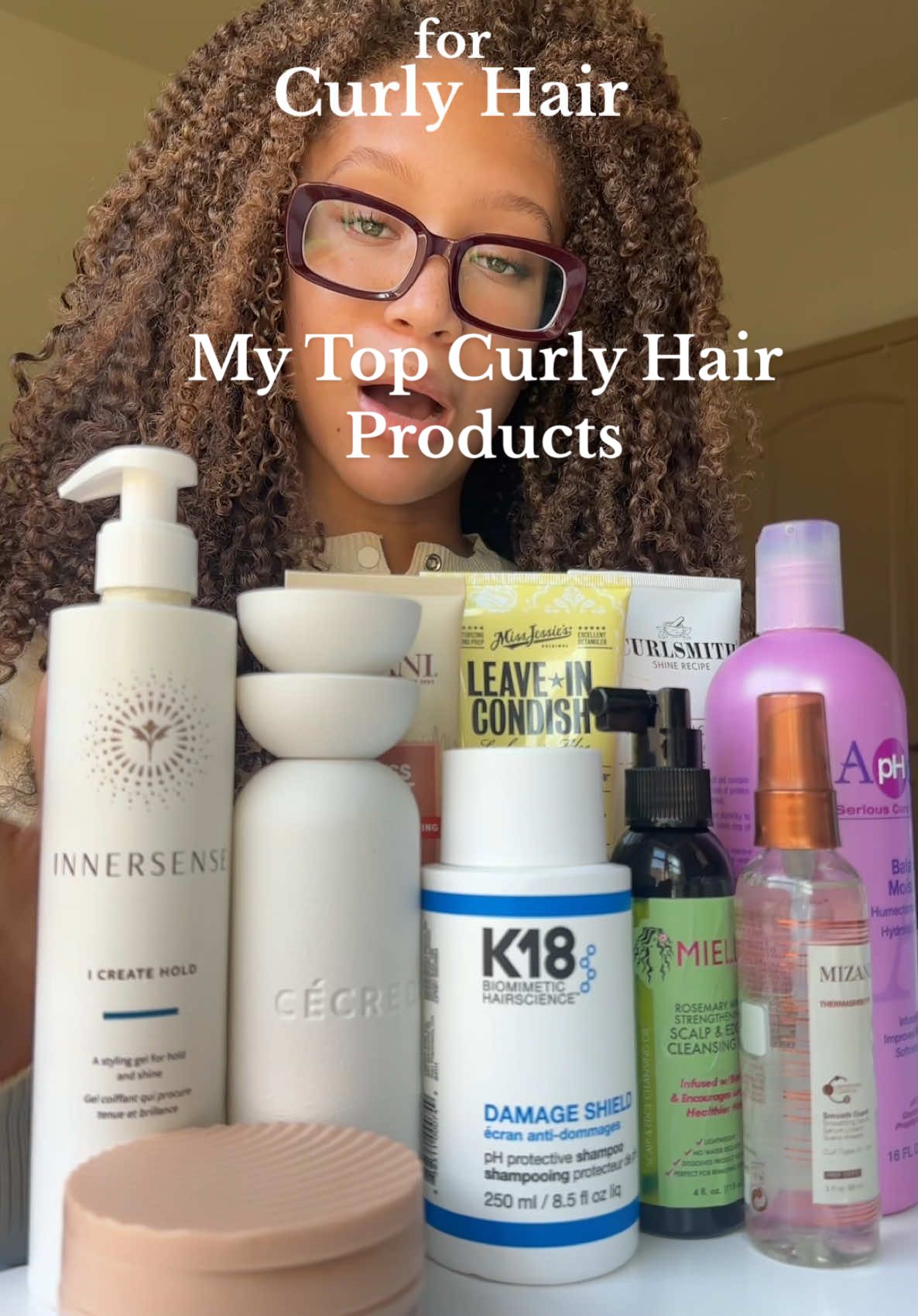 Recent Favorite Hair Products for Curly Hair |@Innersense Organic Beauty I Create Hold Gel @Curlsmith USA Shine Gel @CÉCRED Clarifying Shampoo & Scalp Scrub @K18 Hair Damage Shield Shampoo/Conditioner @Mizani Thermal Smoothing Cream and Serum @MielleOrganics Cleansing Oil @ApHogee