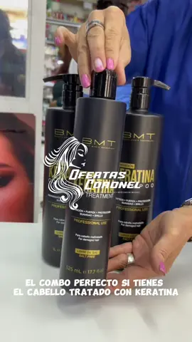 ✨ ¡Cuida tu cabello tratado con queratina con el combo perfecto! ✨ Por la compra de tu shampoo y acondicionador, llévate GRATIS un tratamiento capilar que mantendrá tu cabello suave y brillante. 🛍️💇‍♀️  En Ofertas Coronel siempre tenemos los mejores precios y promociones, ¡no te lo pierdas! 🔥 Sigue nuestras redes en TikTok, Instagram y Facebook para no perderte ninguna oferta. 📲  #CuidaTuCabello #OfertasCoronel #PromociónExclusiva #hair #cabello #keratina #belleza #ofertascoronel #ambato #cabello #cuidadocapilar 