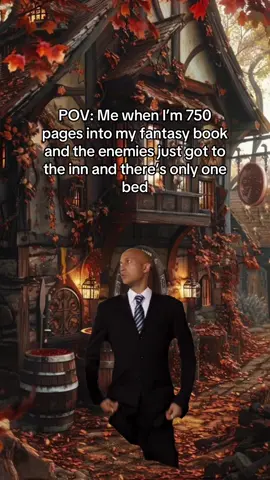 Brb, going to find this inn on AirBnB #MemeCut #BookTok #fantasybooktok #romantasy #enemiestolovers #onebedtrope #romancebooks #bookishhumor #bookishthoughts #bookgirl #meme