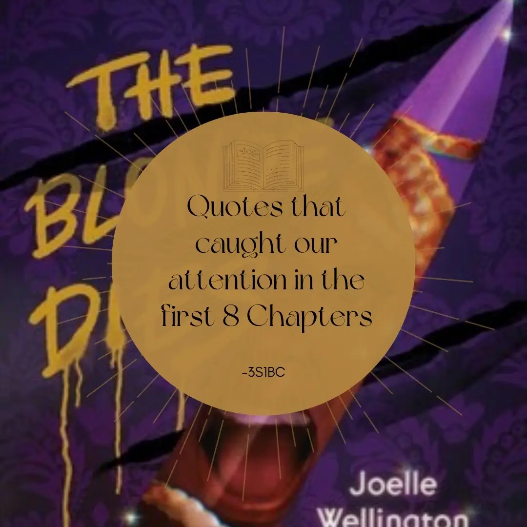 Or maybe in the first 9 chapters 🤔. This book is definitely entertaining, and Malachi and Gael aren’t worried about your feelings or with the foolishness.  #bookclub #bookcommunity #theblondediesfirst #joellewellington #thrillerbooks 