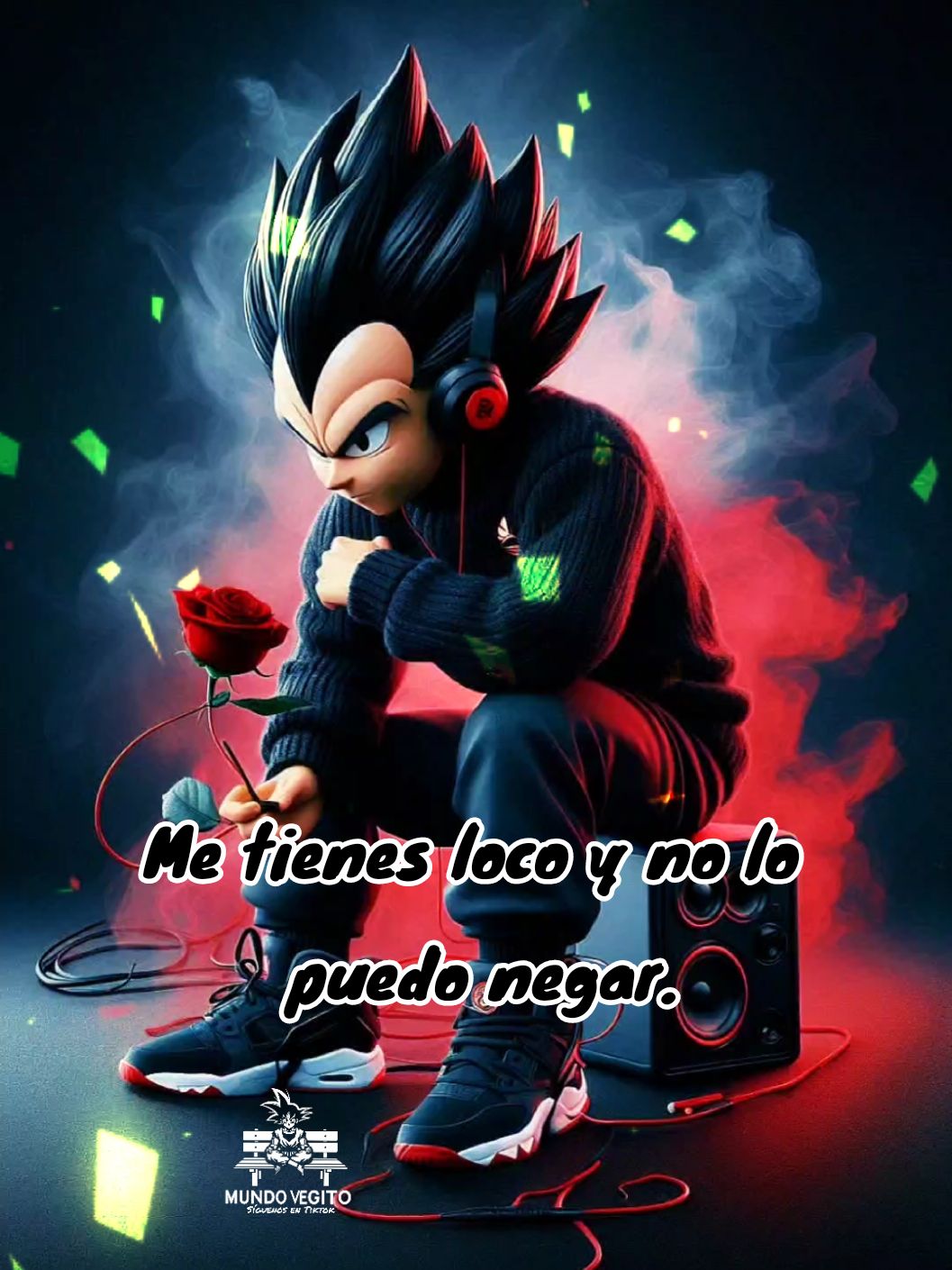 🐉🌹🌹Me tienes loco y no lo puedo negar 🌹🌹🐉 #parati #paradedicar #mundovegito #metienesloco 